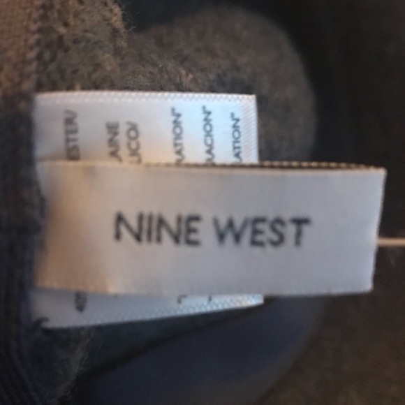 Grey Nine West Wool Blend Hat - Picture 5 of 5